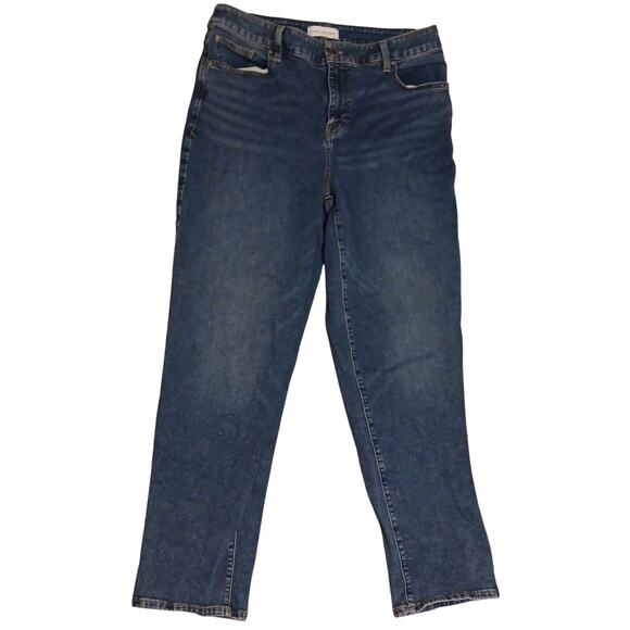 Lane Bryant High-Rise Girlfriend Straight Leg Jeans Womens Size 14 Flex Magic - Picture 1 of 11